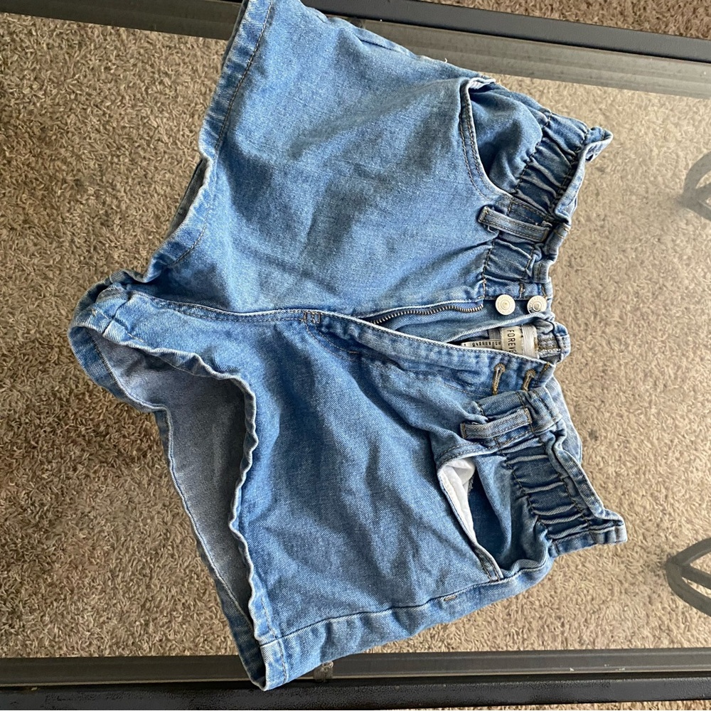 Women's Blue Denim Shorts